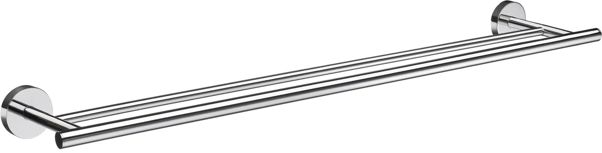 HOME Double Towel Rail in Polished Chrome. Length 648 mm. HK3364