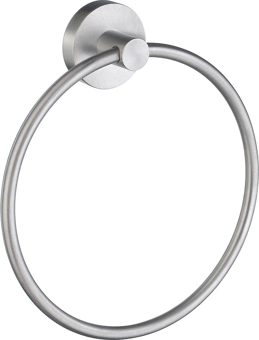 HOME Towel Ring in Brushed Chrome HS344