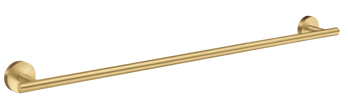 Home Single Towel Rail Brushed Brass HV3464