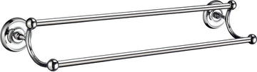 VILLA Double Towel Rail in Polished Chrome K2364