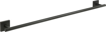 HOUSE Single Towel Rail, Black, Length 648 mm RB3464