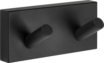HOUSE Double Towel Hook, Black RB356