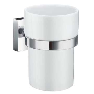 House Tumbler wall mounted - porcelain/ polished chrome RK343P