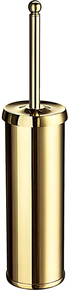 VILLA Toilet Brush in Polished Brass/Plastic Insert V233