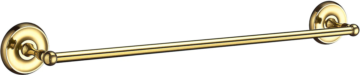 VILLA Single Towel Rail in Polished Brass V2464