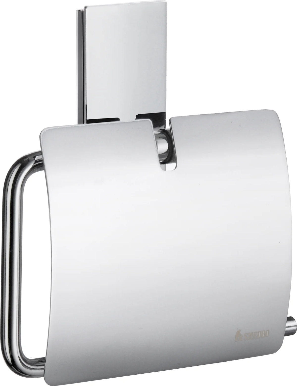 POOL Toilet Roll Holder with Cover in Polished Chrome ZK3414