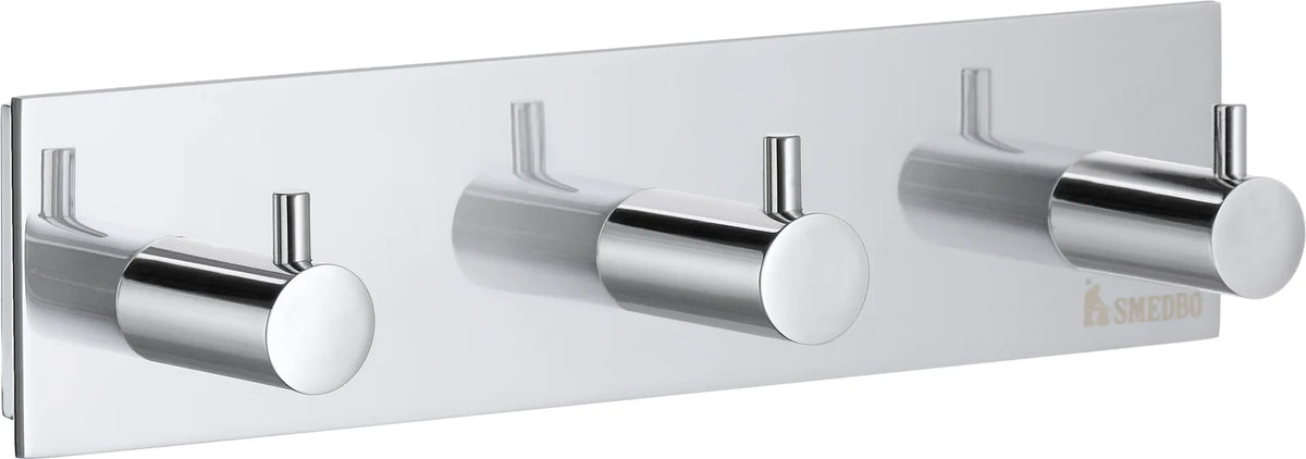 POOL Triple Towel Hook in Polished Chrome ZK359