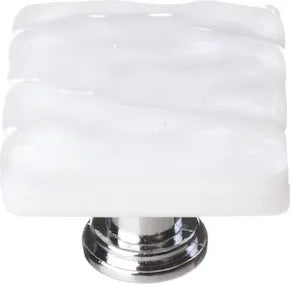 Glacier White Knob with Base K-212