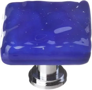 Glacier Deep Cobalt Blue Knob with Base K-221