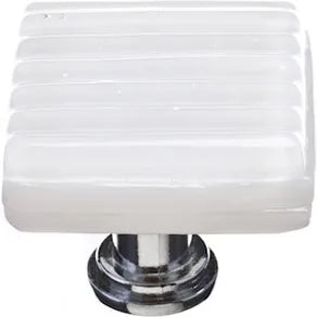 Texture Reed White Knob with Base K-800
