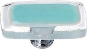 Reflective Aqua Long Knob with Base LK-708