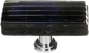 Texture Reed Black Long Knob with Base LK-802