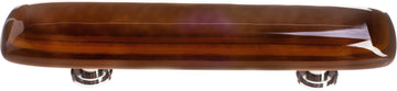 Stratum Woodland & Umber Pull with Polished Chrome Base P-102-PC