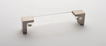 Affinity Clear Pull with Satin Nickel Base P-1200-SN