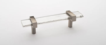 Adjustable 5.5'' Clear Pull with Satin Nickel Base P-1900-5.5-SN