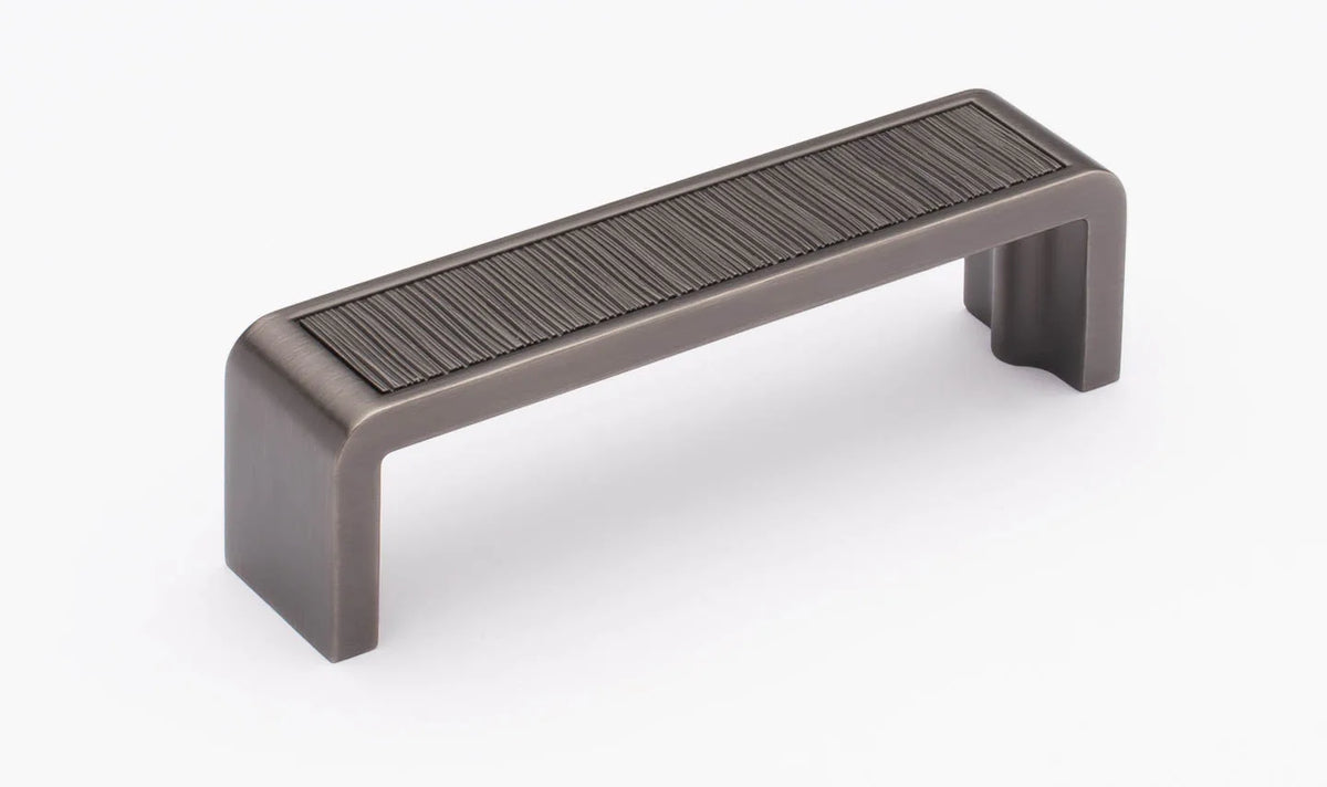 Brushed 4” Pull in Gunmetal P-2001-4-G