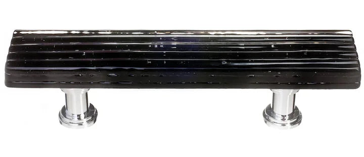 Texture Reed Black Pull with Base P-802