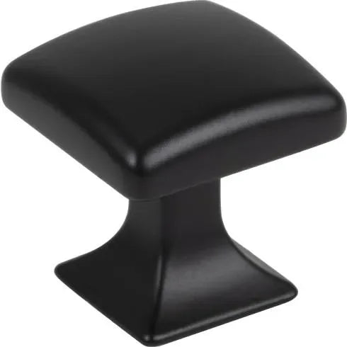 Transcend Contour Knob 1 1/8 Inch Flat Black TK721BLK
