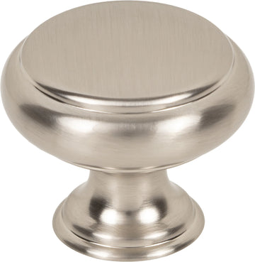 Pemberton Bayridge Knob 1 1/4'' Brushed Satin Nickel TK3430BSN