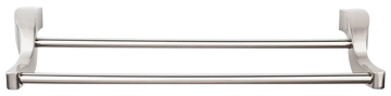 Aqua Bath Towel Bar 24 Inch Double in Brushed Satin Nickel AQ9BSN