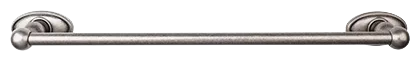 Edwardian Bath 30'' Single Towel Bar - Oval Backplate ED10APC Antique Pewter