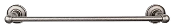 Edwardian Bath 30'' Single Towel Bar - Plain Backplate ED10APD Antique Pewter