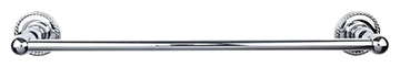 Edwardian Bath 30'' Single Towel Bar - Rope Backplate ED10PCF Polished Chrome
