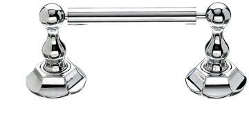 Edwardian Bath Tissue Holder - Hex Backplate ED3PCB Polished Chrome