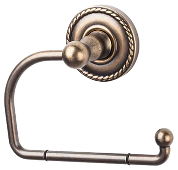 Edwardian Bath Tissue Hook - Rope Backplate ED4GBZF German Bronze