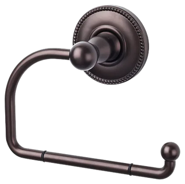Edwardian Bath Tissue Hook - Beaded Backplate ED4ORBA Oil Rubbed Bronze