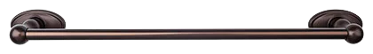 Edwardian Bath 18'' Single Towel Bar - Oval Backplate ED6ORBC Oil Rubbed Bronze