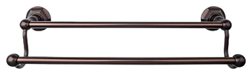 Edwardian Bath 18'' Double Towel Bar - Hex Backplate ED7ORBB Oil Rubbed Bronze