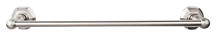 Edwardian Bath 24'' Single Towel Bar - Hex Backplate ED8BSNB Brushed Satin Nickel