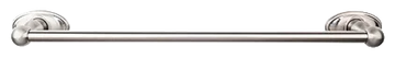 Edwardian Bath 24'' Single Towel Bar - Oval Backplate ED8BSNC Brushed Satin Nickel