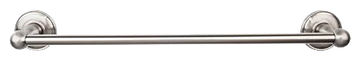 Edwardian Bath 24'' Single Towel Bar - Plain Backplate ED8BSND Brushed Satin Nickel