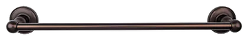 Edwardian Bath 24'' Single Towel Bar - Plain Backplate ED8ORBD Oil Rubbed Bronze