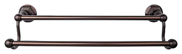 Edwardian Bath 24'' Double Towel Bar - Hex Backplate ED9ORBB Oil Rubbed Bronze