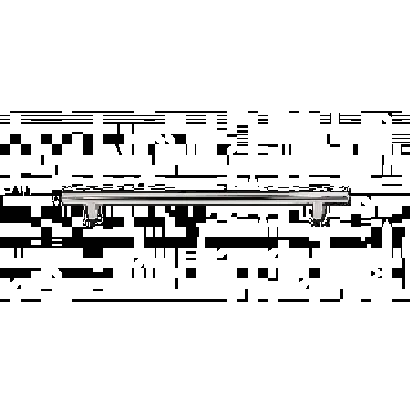 Asbury Hopewell Bar Pull 15'' cc M1275