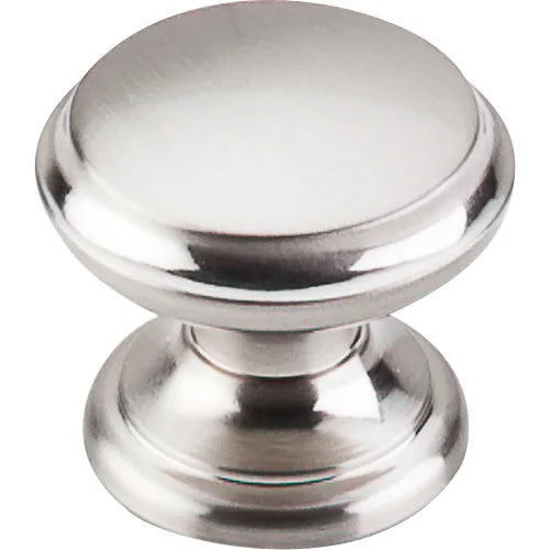 Asbury Flat Top Knob 1 3/8'' M1303 Brushed Satin Nickel