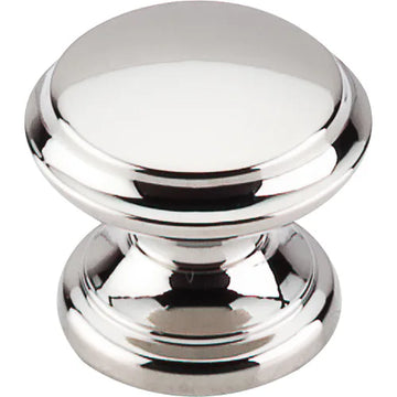 Asbury Flat Top Knob 1 3/8'' M1304 Polished Nickel