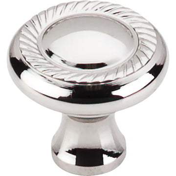 Somerset II Swirl Cut Knob 1 1/4'' M1585 Polished Nickel