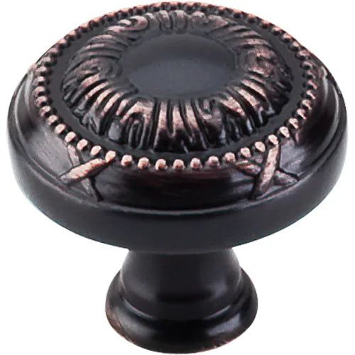 Edwardian Ribbon Knob 1 1/8'' M1644 Tuscan Bronze