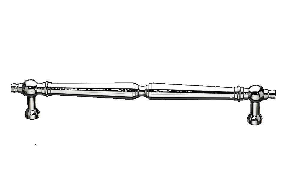 Asbury Appliance Pull 18'' cc M1794-18 Polished Nickel
