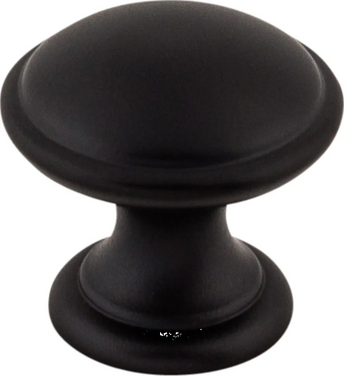 Dakota Rounded Knob 1 1/4'' Flat Black M1878