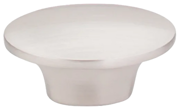 Dakota Oval Knob 1 1/2'' M1959 Brushed Satin Nickel