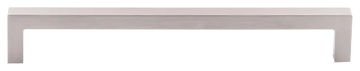 Asbury Square Bar Pull 7 9/16'' cc M2140 Brushed Satin Nickel