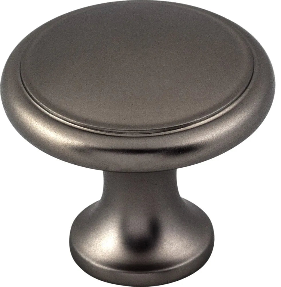 Nouveau Ringed Knob 1 1/8'' Ash Gray M2196