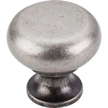 Somerset II Flat Faced Knob 1 1/4'' M275 Antique Pewter