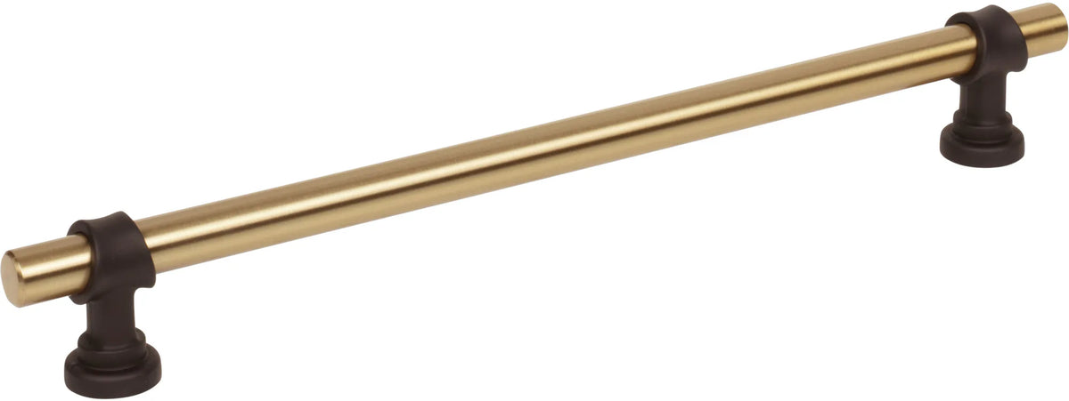 Dakota Bit Pull 8 13/16 Inch Honey Bronze and Flat Black M2753