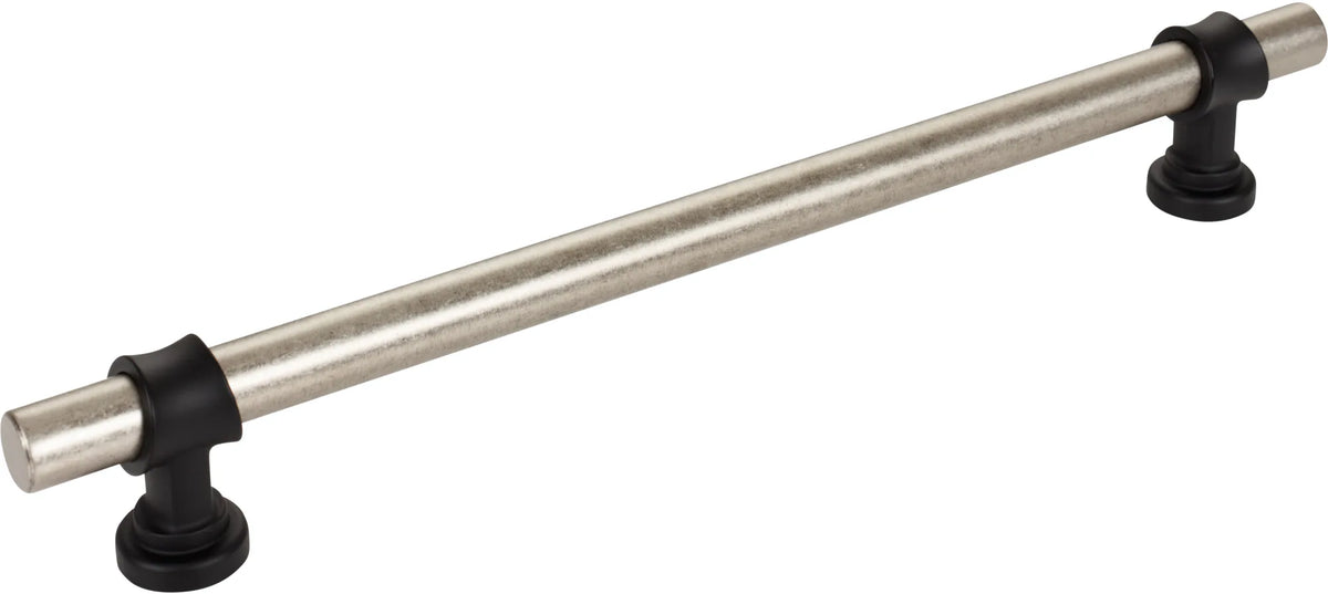 Dakota Bit Appliance Pull 12 Inch Pewter Antique and Flat Black M2779